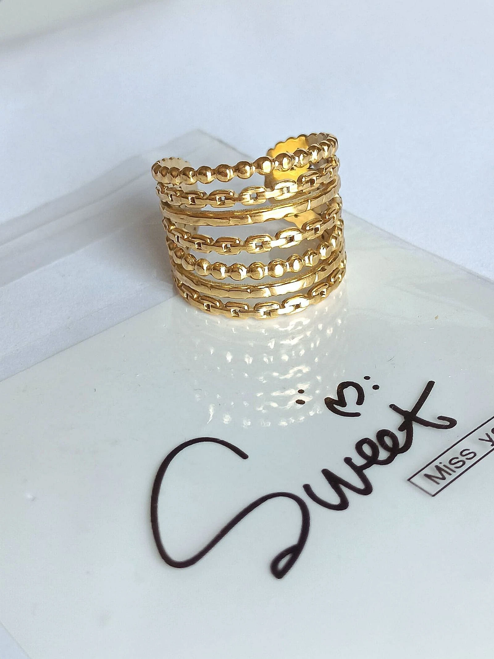 Anillo de acero inoxidable de moda – photo 3